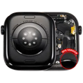 Housing Assembly Compatible For Watch Series 10 (46MM) (Used OEM Pull: Grade A) (GPS Version) (Aluminum / Jet Black)