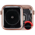 Housing Assembly Compatible For Watch Series SE 1st (44MM) (Used OEM Pull: Grade A) (Cellular Version) (Aluminum / Gold)