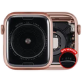 Housing Assembly Compatible For Watch Series SE 1st (44MM) (Used OEM Pull: Grade A) (GPS Version) (Aluminum / Gold)