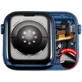 Housing Assembly Compatible For Watch Series 7 (45MM) (Used OEM Pull: Grade A) (GPS Version) (Aluminum / Blue)
