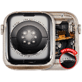 Housing Assembly Compatible For Watch Series 7 (45MM) (Used OEM Pull: Grade A) (GPS Version) (Aluminum / Starlight)