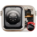 Housing Assembly Compatible For Watch Series 8 (41MM) (Used OEM Pull: Grade A) (GPS Version) (Aluminum / Starlight)