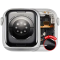 Housing Assembly Compatible For Watch Series 8 (41MM) (Used OEM Pull: Grade A) (GPS Version) (Aluminum / Silver)