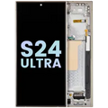 OLED Assembly With Frame For Samsung Galaxy S24 Ultra (Service Pack) (Titanium Yellow)