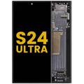 OLED Assembly With Frame For Samsung Galaxy S24 Ultra (Refurbished) (Titanium Black)
