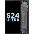 OLED Assembly With Frame For Samsung Galaxy S24 Ultra (Service Pack) (Titanium Black)