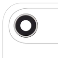 Back Camera Lens With Bracket & Bezel For iPhone Air (Cloud White) (Premium)