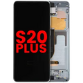 OLED Assembly With Frame For Samsung Galaxy S20 Plus 5G (Aftermarket Plus) (Cloud Blue)