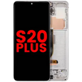 OLED Assembly With Frame For Samsung Galaxy S20 Plus 5G (Aftermarket Plus) (Cloud White)