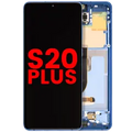 OLED Assembly With Frame For Samsung Galaxy S20 Plus 5G (Aftermarket Plus) (Aura Blue)