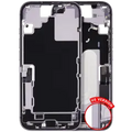 Mid-Frame Housing W/ Charging Port Flex & Small Parts For iPhone 17 (US Version) (Used OEM Pull: Grade A) (Lavender)