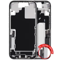 Mid-Frame Housing W/ Charging Port Flex & Small Parts For iPhone 17 (EU / Global Version) (Used OEM Pull: Grade A) (White)