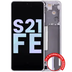 OLED Assembly With Frame For Samsung Galaxy S21 FE 5G (US & International Version) (Service Pack) (Lavender)