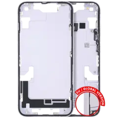 Mid-Frame Housing W/ Small Parts For iPhone 14 (EU / Global Version) (Used OEM Pull: Grade B) (Purple)