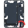 Mid-Frame Housing W/ Small Parts For iPhone 14 (EU / Global Version) (Used OEM Pull: Grade B) (Midnight)