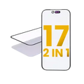 2 in 1 (Front Glass + OCA Pre-Installed) For iPhone 17 (2 Pack) (OCA Master)
