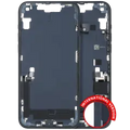 Mid-Frame Housing W/ Charging Port Flex & Small Parts For iPhone 14 Plus (EU / Global Version) (Used OEM Pull: Grade B) (Midnight)