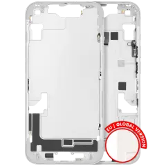 Mid-Frame Housing W/ Small Parts For iPhone 14 (EU / Global Version) (Used OEM Pull: Grade A) (Starlight)
