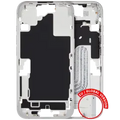 Mid-Frame Housing W/ Small Parts For iPhone 16 (EU / Global Version) (Used OEM Pull: Grade C) (White)