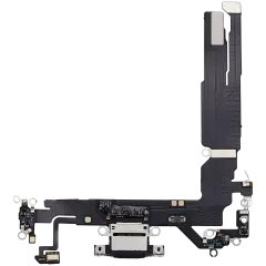 Charging Port Flex Cable For iPhone 17 (Aftermarket Plus) (Black)