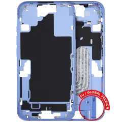 Mid-Frame Housing W/ Small Parts For iPhone 16 (EU / Global Version) (Used OEM Pull: Grade A) (Ultramarine)