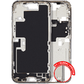 Mid-Frame Housing W/ Small Parts For iPhone 16 Pro Max (EU / Global Version) (Used OEM Pull: Grade C) (Natural Titanium)