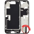 Mid-Frame Housing W/ Small Parts For iPhone 16 Pro Max (EU / Global Version) (Used OEM Pull: Grade C) (Black Titanium)