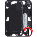 Mid-Frame Housing W/ Small Parts For iPhone 16 Plus (EU / Global Version) (Used OEM Pull: Grade C) (Black)