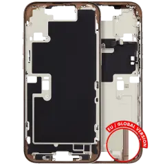 Mid-Frame Housing W/ Small Parts For iPhone 16 Pro Max (EU / Global Version) (Used OEM Pull: Grade B) (Desert Titanium)