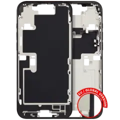 Mid-Frame Housing W/ Small Parts For iPhone 16 Pro Max (EU / Global Version) (Used OEM Pull: Grade B) (Black Titanium)