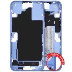 Mid-Frame Housing W/ Small Parts For iPhone 16 Plus (EU / Global Version) (Used OEM Pull: Grade B) (Ultramarine)