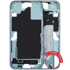 Mid-Frame Housing W/ Small Parts For iPhone 16 Plus (EU / Global Version) (Used OEM Pull: Grade B) (Teal)