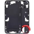 Mid-Frame Housing W/ Small Parts For iPhone 15 Plus (EU / Global Version) (Used OEM Pull: Grade B) (Black)