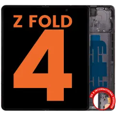 Inner OLED Assembly With Frame For Samsung Galaxy Z Fold 4 5G (US & International) (Blemish: Grade C) (Phantom Black)