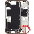 Mid-Frame Housing W/ Small Parts For iPhone 16 Pro (EU / Global Version) (Used OEM Pull: Grade A) (Desert Titanium)