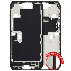Mid-Frame Housing W/ Small Parts For iPhone 16 Pro Max (EU / Global Version) (Used OEM Pull: Grade A) (Black Titanium)
