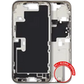Mid-Frame Housing W/ Small Parts For iPhone 16 Pro Max (EU / Global Version) (Used OEM Pull: Grade A) (Desert Titanium)