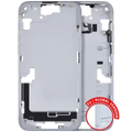 Mid-Frame Housing W/ Small Parts For iPhone 15 Plus (EU / Global Version) (Used OEM Pull: Grade A) (Blue)