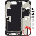 Mid-Frame Housing W/ Small Parts For iPhone 16 Pro Max (US Version) (Used OEM Pull: Grade A) (Black Titanium)