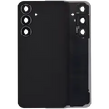 Back Cover Glass With Camera Lens For Samsung Galaxy S25 FE (No Logo) (Aftermarket Plus) (Jetblack)