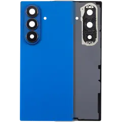 Back Cover Glass With Camera Lens For Samsung Galaxy Z Fold 7 5G (No Logo) (Aftermarket Plus) (Blue Shadow)