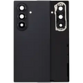 Back Cover Glass With Camera Lens For Samsung Galaxy Z Fold 7 5G (No Logo) (Aftermarket Plus) (Jet Black)