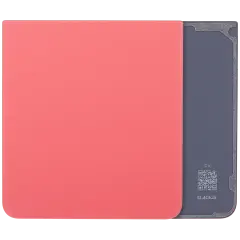 Bottom Back Cover Glass For Samsung Galaxy Z Flip 7 5G (No Logo) (Aftermarket Plus) (Coral Red)