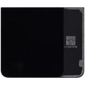 Bottom Back Cover Glass For Samsung Galaxy Z Flip 7 FE 5G (No Logo) (Aftermarket Plus) (Black)