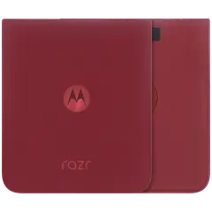 Back Cover Glass For Motorola Razr Plus / Razr 60 Ultra (XT2551 / 2025) (Genuine OEM) (Rio Red)