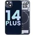 Back Glass with MagSafe Magnet & NFC & Flashlight Flex For iPhone 14 Plus (Genuine OEM) (Midnight)