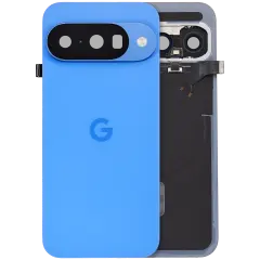 Back Cover Housing With Small Components Pre-Installed For Google Pixel 10 (Used OEM Pull: Grade A) (Indigo)