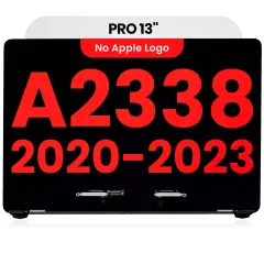 Complete LCD Display Assembly For MacBook Pro 13" A2338 (2020) (Aftermarket Plus) (Silver)