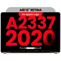 Complete LCD Display Assembly For MacBook Air 13" A2337 (2020) (Aftermarket Plus) (Space Gray)
