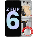 Inner OLED Assembly With Frame For Samsung Galaxy Z Flip 6 5G (US & International) (Service Pack) (White)